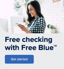 Free checking with Free Blue
